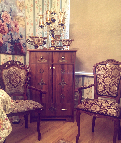 Стул Руджеро патина золото / бежевый комби фото покупателя 3