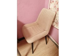 Стул на металлокаркасе Вейв светло-серый (hl 63) / 10К черный каркас фото покупателя 150