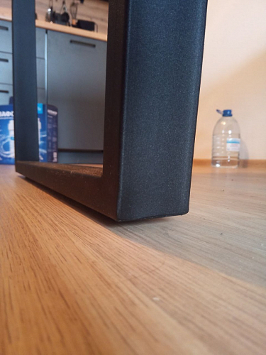 Деревянный стол Лота Лофт 120x75 дуб крафт табачный / черный матовый фото покупателя 127