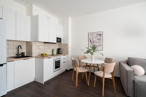 Стеклянный стол Гравент 110 кристл белый мрамор / черный фото покупателя 2