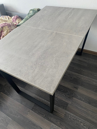 Стол Лота Лофт 120 25 мм сабия / белый матовый фото покупателя 704