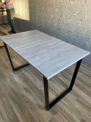 Деревянный стол Лота Лофт 120х75 белый матовый / дуб крафт золотой фото покупателя 150