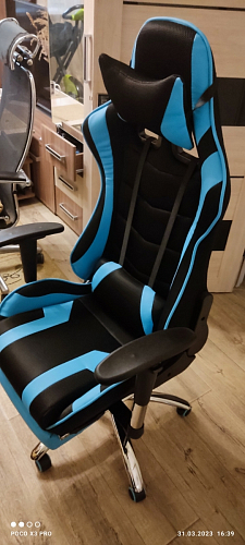 Компьютерное кресло Kano 1 light blue / black фото покупателя 47