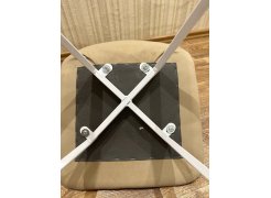 Стул на металлокаркасе Чилли горчичный / белый фото покупателя 134