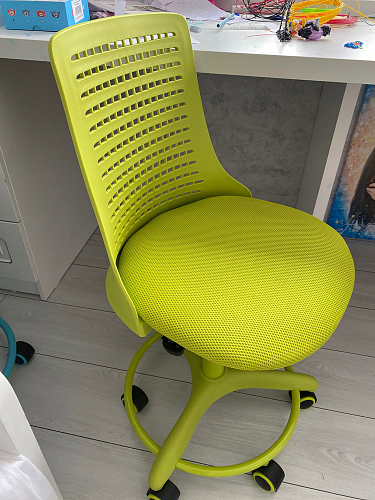 Компьютерное кресло Kiddy/Кидди бирюзовое ткань (сетка) фото покупателя 32