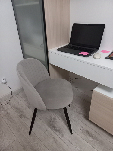 Стул на металлокаркасе Gabi latte / gold / black фото покупателя 501