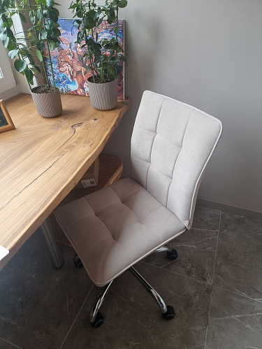 Компьютерное кресло One/Ван флок серый 29 фото покупателя 7