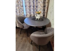 Стол Тулип 90х73 дуб вотан / белый фото покупателя 8