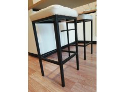 Барный стул Лофт кожзам d1 / черный матовый фото покупателя 200