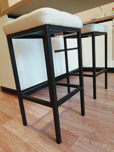 Барный стул Лофт катания минт / белый матовый фото покупателя 209