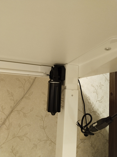 Компьютерный стол Маркос 140х80 голубой / черный фото покупателя 19