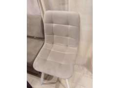 Стул на металлокаркасе Чилли светло-серый / черный фото покупателя 293