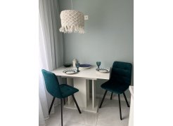 Стул на металлокаркасе Чилли розовый / черный каркас фото покупателя 407