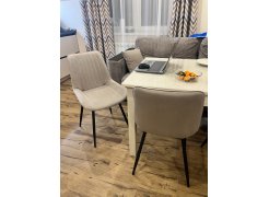 Стул на металлокаркасе Седа К 02 светло-серый / белый фото покупателя 178