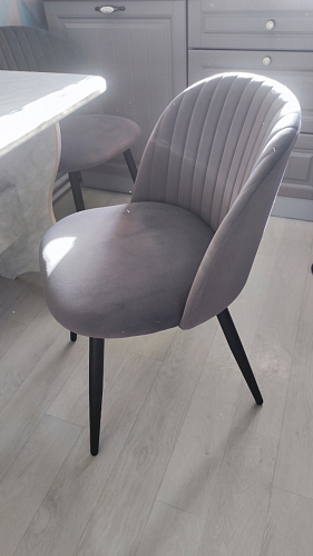 Стул на металлокаркасе Gabi wine red / black фото покупателя 188