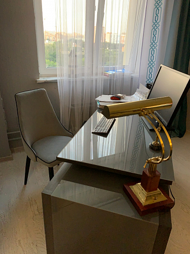 Стул на металлокаркасе Kora light blue / white фото покупателя 138