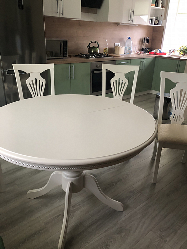 Стол раскладной Toskana 90 butter white фото покупателя 11