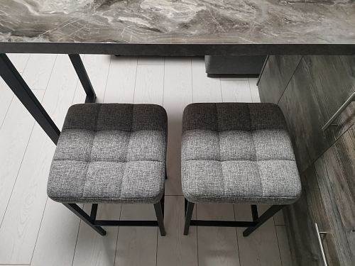 Барный стул Лофт линкольн белый / белый матовый фото покупателя 179