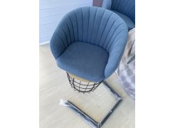 Стул на металлокаркасе Моншау velutto 52 / черный фото покупателя 1