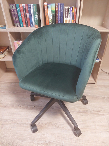 Компьютерное кресло Тибо confetti chocolate / белый фото покупателя 193