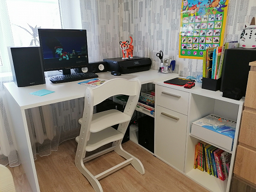 Письменный стол Лайт 03.245F белый гладкий 101 фото покупателя 155