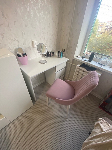 Стул на металлокаркасе Kora beige / black фото покупателя 69