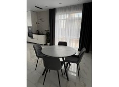 Стул на металлокаркасе Седа К крутящийся светло-серый  / белый фото покупателя 85