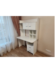 Письменный стол СКЛ-Прям120Р+НКЛХ-120 КБЕ карамель / белый: отзыв о товаре