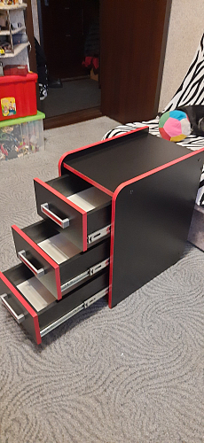 Тумба Ханна черная / красная - Уцененный экземпляр фото покупателя 171