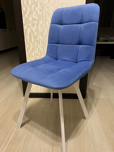 Стул на металлокаркасе Чилли зеленый / белый каркас фото покупателя 33