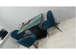 Стул на металлокаркасе Gabi gray / black фото покупателя 596