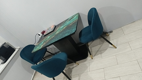 Стул на металлокаркасе Gabi gray / black фото покупателя 596