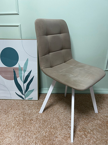 Стул на металлокаркасе Чилли зеленый / черный фото покупателя 50