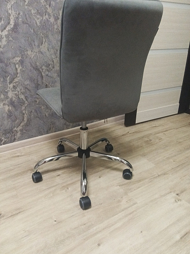 Компьютерное кресло One флок серый 29 фото покупателя 63