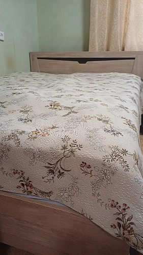 Полутораспальная кровать Магантия 140х200 с ПМ парящая дуб баррик фото покупателя 14