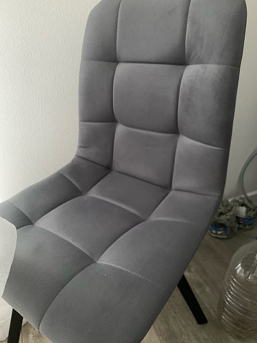 Стул на металлокаркасе Чилли черный / зеленый фото покупателя 1055