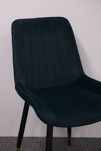 Стул на металлокаркасе Seda 01 blue / gold / black из шоурума 19