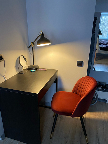 Стул на металлокаркасе Gabi 1 темно-серый / черный фото покупателя 19