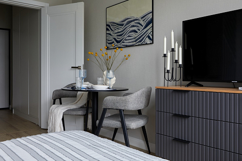 Стул на металлокаркасе Twin серый / черный фото покупателя 10