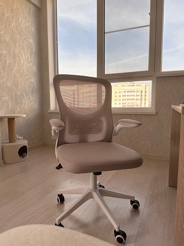 Компьютерное кресло Konfi dark gray / pink / white фото покупателя 177