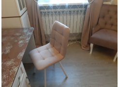 Стул на металлокаркасе Чилли светло-серый / черный фото покупателя 5