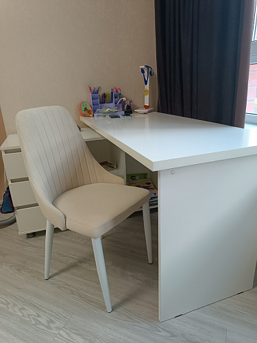 Стул на металлокаркасе Kora black / gray фото покупателя 7