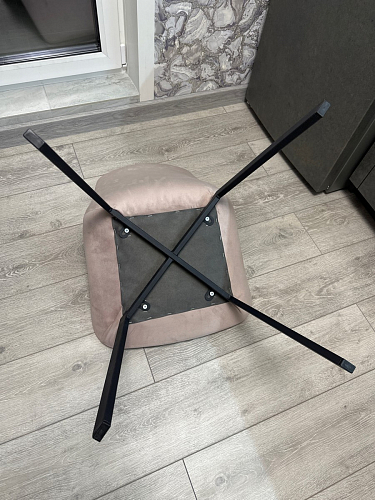 Стул на металлокаркасе Челси бирюзовый / черный фото покупателя 129