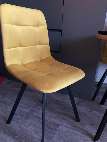 Стул на металлокаркасе Чилли бирюзовый / черный фото покупателя 877