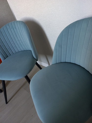 Стул на металлокаркасе Gabi latte / gold / black фото покупателя 402