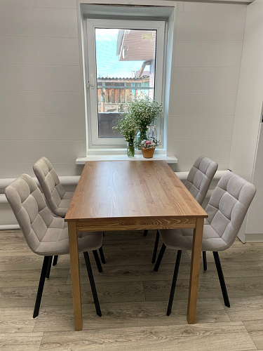 Комплект стульев Чилли 2 шт бежевый / черный фото покупателя 377