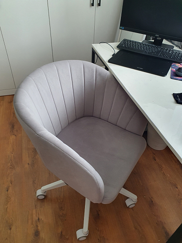 Компьютерное кресло Тибо сиреневый фото покупателя 2