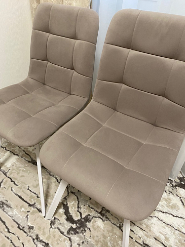 Стул на металлокаркасе Чилли К черный / зеленый фото покупателя 329