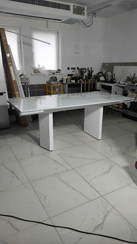 Керамический стол Монерон 200x100 brecha crema elegance / дуб монтана фото покупателя 10