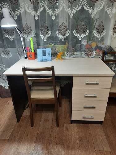 Стол письменный СП4 венге / дуб молочный фото покупателя 34